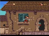 une photo d'Ã©cran de Disney s Pinocchio sur Sega Megadrive